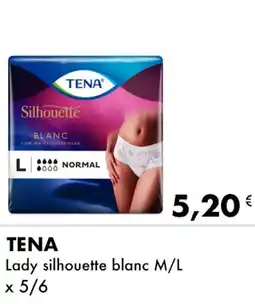 Iper Tosano TENA Lady silhouette blanc M/L x 5/6 offerta