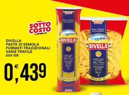 Vantaggio Cash&Carry DIVELLA pasta di semola formati tradizionali varie trafile offerta