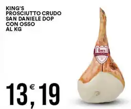 Vantaggio Cash&Carry KING'S Prosciutto crudo san daniele dop con osso al kg offerta