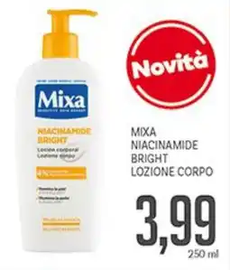 Supermercati Piccolo Mixa niacinamide bright lozione corpo offerta