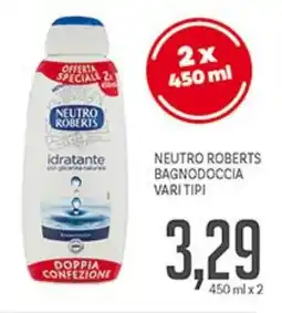 Supermercati Piccolo Neutro roberts bagnodoccia offerta