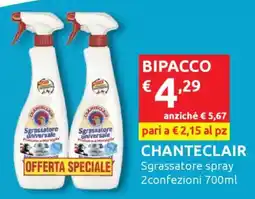 Ipersoap CHANTECLAIR Sgrassatore spray offerta