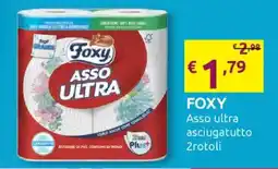 Ipersoap FOXY Asso ultra asciugatutto 2rotoli offerta