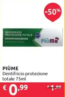 Ipersoap PIÙME Dentifricio protezione totale offerta
