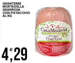 Vantaggio Cash&Carry Granterre mortadella GRANROSA con pistacchio al kg offerta