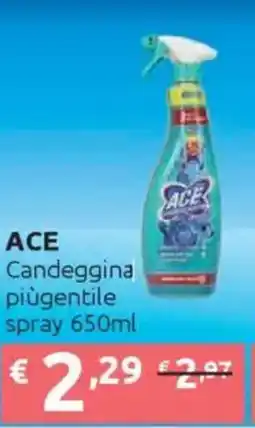 Ipersoap ACE Candeggina piùgentile spray offerta