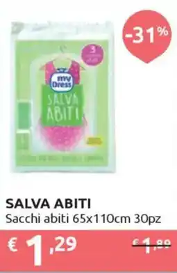 Ipersoap SALVA ABITI Sacchi abiti 65x110cm offerta