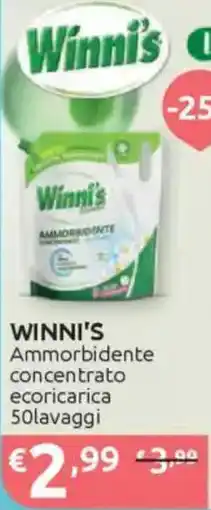 Ipersoap WINNI'S Ammorbidente concentrato ecoricarica offerta