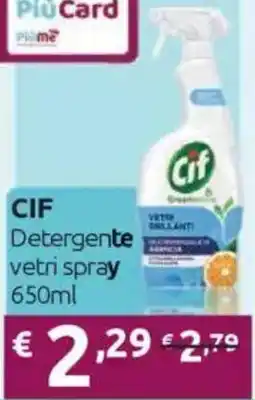 Ipersoap CIF Detergente vetri spray offerta