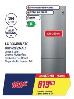 Trony LG COMBINATO GBP62PZNAC offerta
