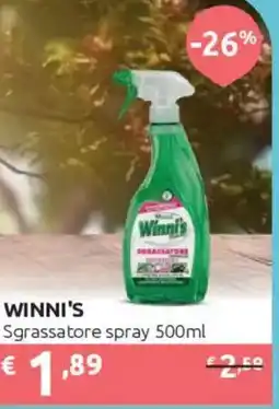 Ipersoap WINNI'S Sgrassatore spray offerta