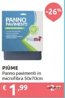 Ipersoap PIÙME Panno pavimenti in microfibra 50x70cm offerta