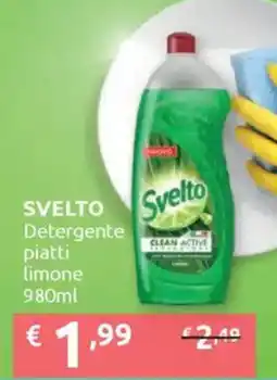 Ipersoap SVELTO Detergente piatti limone offerta