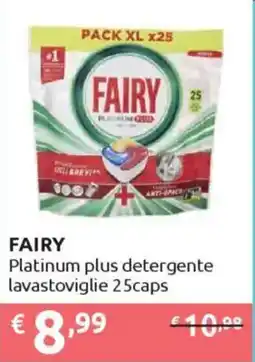Ipersoap FAIRY Platinum plus detergente lavastoviglie 25caps offerta