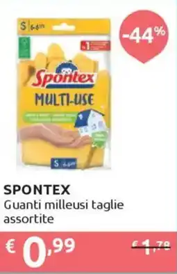 Ipersoap SPONTEX Guanti milleusi taglie assortite offerta