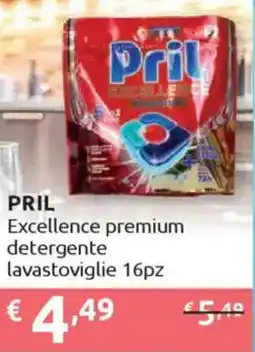 Ipersoap PRIL Excellence premium detergente lavastoviglie offerta