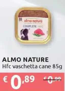 Ipersoap ALMO NATURE Hfc vaschetta cane offerta