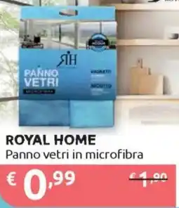 Ipersoap ROYAL HOME Panno vetri in microfibra offerta