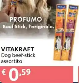 Ipersoap VITAKRAFT Dog beef-stick assortito offerta