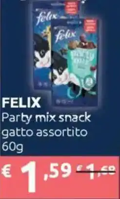 Ipersoap FELIX Party mix snack gatto assortito offerta