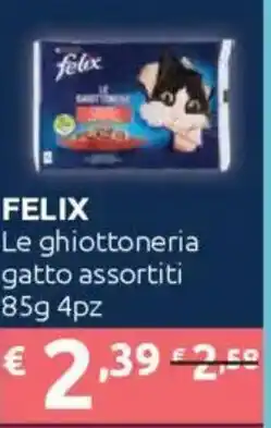Ipersoap FELIX Le ghiottoneria gatto assortiti offerta