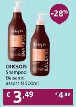 Ipersoap DIKSON Shampoo Balsamo assortiti offerta
