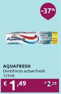 Ipersoap AQUAFRESH Dentifricio active fresh offerta
