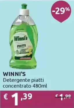Ipersoap WINNI'S Detergente piatti concentrato offerta