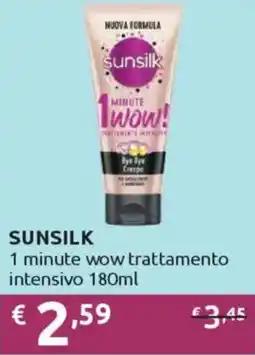 Ipersoap SUNSILK 1 minute wow trattamento intensivo offerta