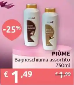 Ipersoap PIÙME Bagnoschiuma offerta