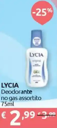 Ipersoap LYCIA Deodorante no gas offerta