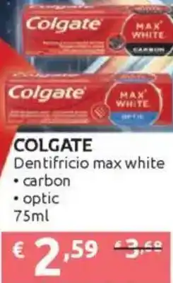 Ipersoap COLGATE Dentifricio max white offerta