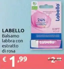 Ipersoap LABELLO Balsamo labbra con estratto di rosa offerta
