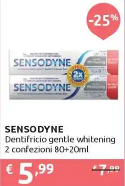 Ipersoap SENSODYNE Dentifricio gentle whitening offerta