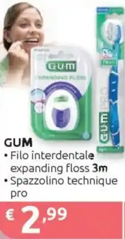 Ipersoap GUM Filo interdentale expanding floss 3m offerta