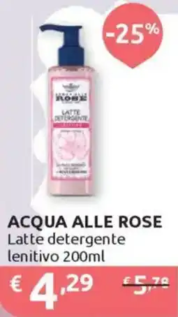 Ipersoap ACQUA ALLE ROSE Latte detergente lenitivo offerta