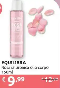 Ipersoap EQUILIBRA Rosa ialuronica olio corpo offerta