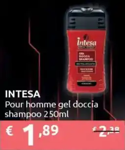 Ipersoap INTESA Pour homme gel doccia shampoo offerta