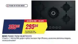 Trony BEKO PIANO 75CM HILW75222S offerta