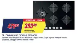 Trony DE LONGHI PIANO 75CM NSL575DNCM offerta