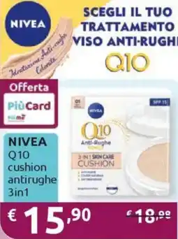 Ipersoap NIVEA Q10 cushion antirughe 3in1 offerta