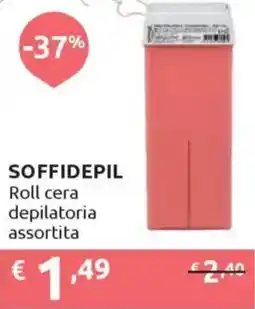 Ipersoap SOFFIDEPIL Roll cera depilatoria offerta