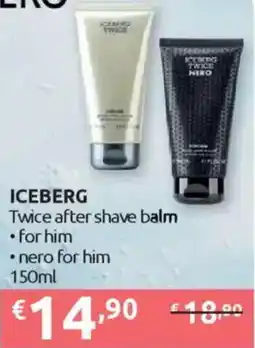 Ipersoap ICEBERG Twice after shave balm offerta