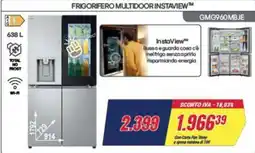 Trony LG FRIGORIFERO MULTIDOOR INSTAVIEW GMG960MBJE offerta