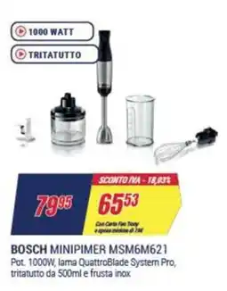Trony BOSCH MINIPIMER MSM6M621 offerta