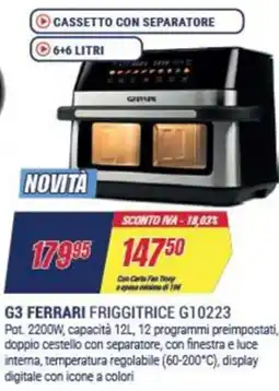 Trony G3 FERRARI FRIGGITRICE G10223 offerta