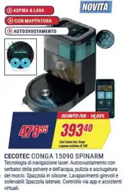 Trony CECOTEC CONGA 15090 SPINARM offerta