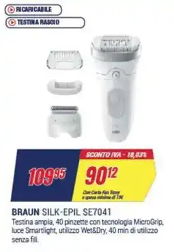 Trony BRAUN SILK-EPIL SE7041 offerta