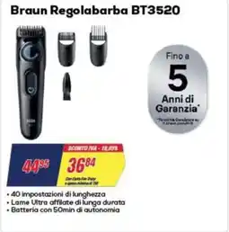 Trony Braun Regolabarba BT3520 offerta