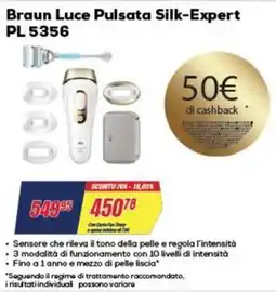 Trony Braun Luce Pulsata Silk-Expert PL 5356 offerta